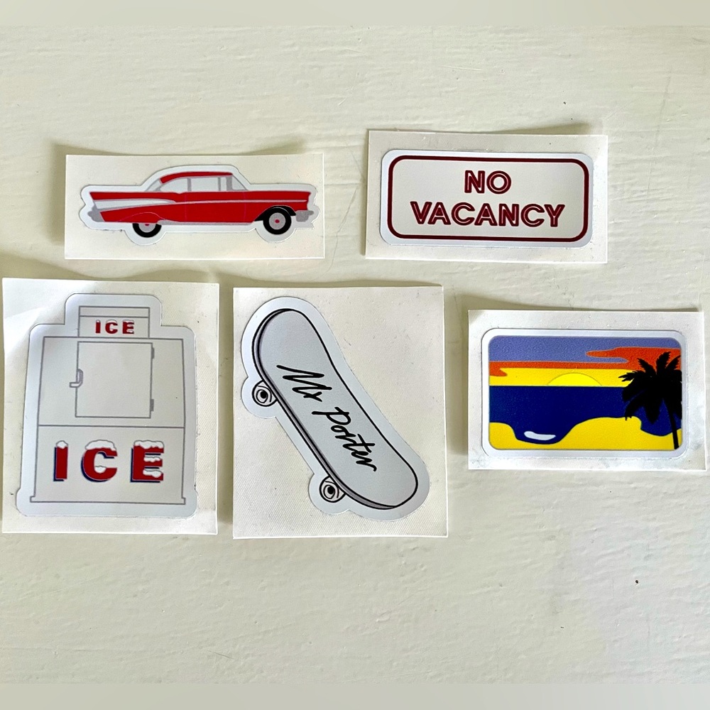 Mr Porter “LA” Sticker Set. New